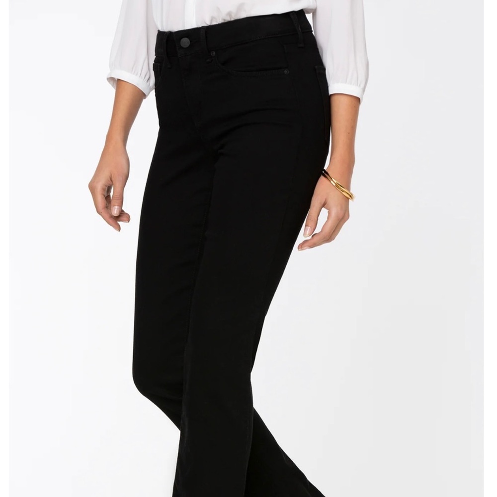 NYDJ Marilyn Straight Jeans size 8 black NWT - Picture 2 of 6